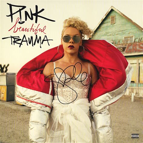 Pink Signed Beautiful Trauma Album – Artist signed collectibles and gifts