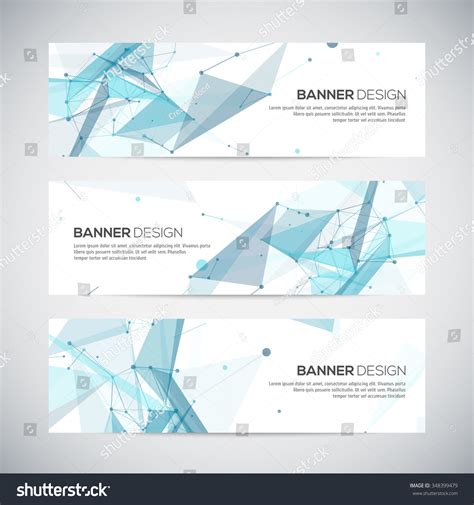 Abstract Geometric Banner Design Geometric Backgrounds Stock Vector 348399479 - Shutterstock