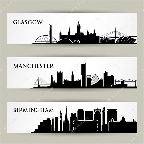 United Kingdom city skylines Stock Vector by ©I.Petrovic 86124166