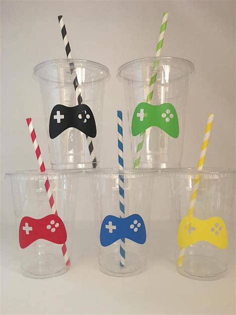 Video Game Party Cups, Gaming Party, Gamer Party Cups, Video Game ...