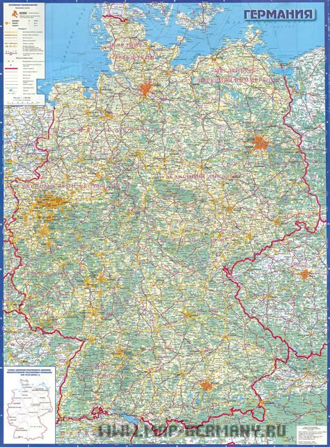 Germany road map - Full size | Gifex