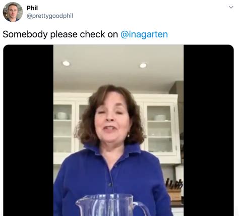 Check On Her | Ina Garten Giant Cocktail Video | Know Your Meme