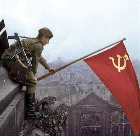 Soviet Flag Over Reichstag