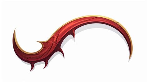 Premium AI Image | Scythe sickle weapon cartoon vector icon ...