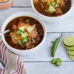 Slow Cooker Mexican Chicken Soup - Seasonal Cravings