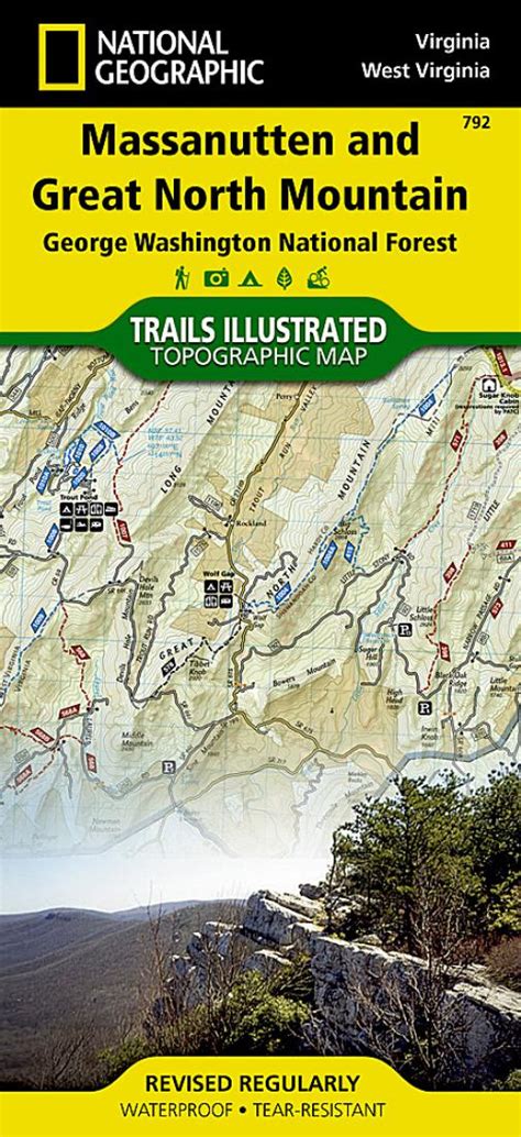 Massanutten and Great North Mountain : George Washington National Fore | Maps.com.com