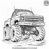 Adventurous Off Road Truck Coloring Pages Thrilling Designs sketch template