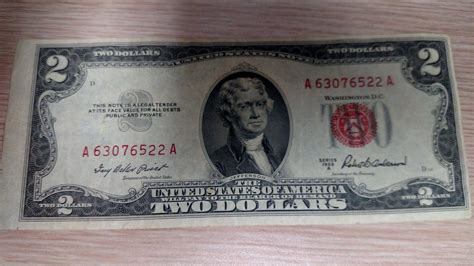 1953 U.S. Two Dollar Bill & $1 Silver Certificate Antique Old Money + BONUS | #1865653217