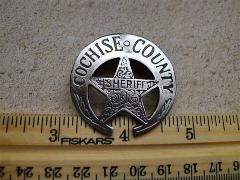 Cochise County Sheriff Badge With Pin Back made in the USA - Etsy