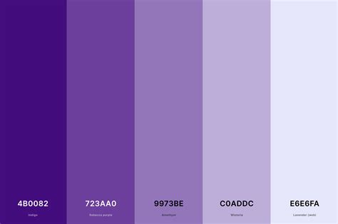 25+ Best Indigo Color Palettes with Names and Hex Codes – CreativeBooster