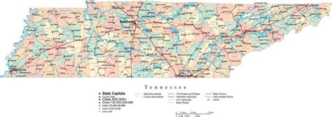 Tn County Map With Roads