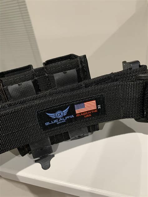 [WTS] Black Blue Alpha Double Rig Molle Belt Setup Size 32 (IA) : GunAccessoriesForSale