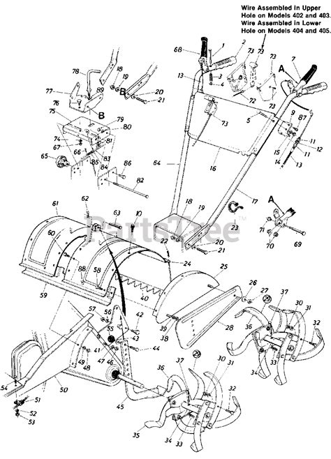 Yard Machine Tiller Parts