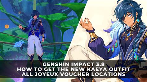 Genshin Impact Kaeya Outfit Guide | All Joyeux Voucher Locations - KeenGamer