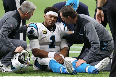 Cam Newton suffered knee injury against Saints | wcnc.com