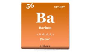 Barium - Element, Facts, Compounds, Uses