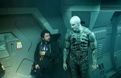 Engineer on the set of Prometheus - Prometheus Stills Image Gallery