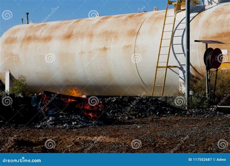 Industrial Fire Hazard stock image. Image of flame, accident - 117552687