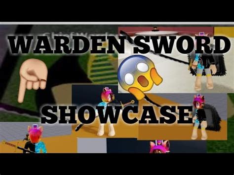 Warden sword showcase in blox fruits - YouTube