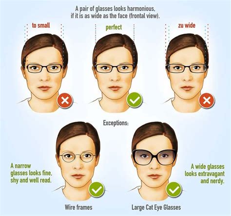 Wideness of glasses | Glasses for round faces, Glasses for long faces, Glasses for your face shape