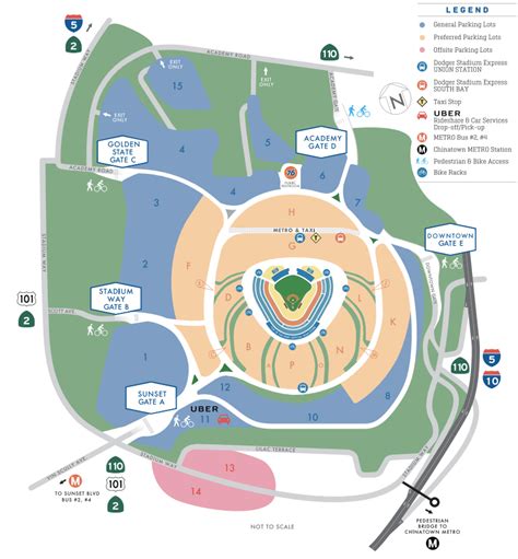 Dodger Stadium Parking Map - Wisconsin State Parks Map