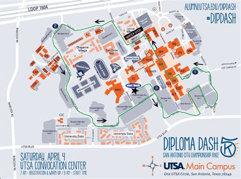 DipDash Map - Alumni Association - UTSA - The University of Texas at San Antonio