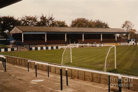 Rochdale - Spotland Stadium - Main South Stand 3 - 1970s Photograph by ...