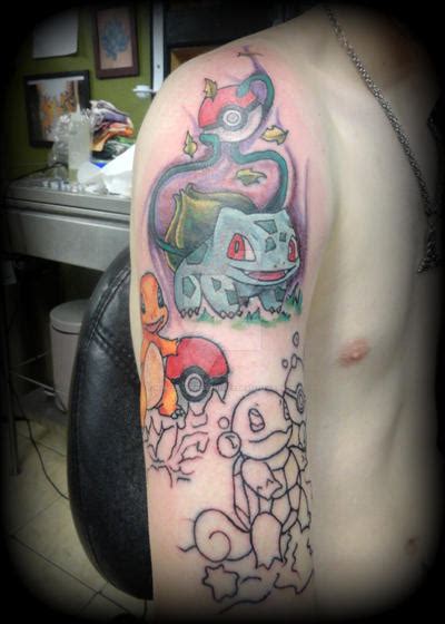 Pokemon sleeve by MercuryDemosthenes on DeviantArt