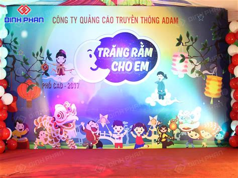 In Phông Nền Trung Thu Giá Rẻ, In Nhanh Lấy Liền