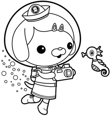 Dashi Octonauts coloring page - Download, Print or Color Online for Free