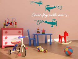 Come Fly With Me... With Three Funny Aeroplanes Wall Decor - Best for kids-room, nursery | Wall ...