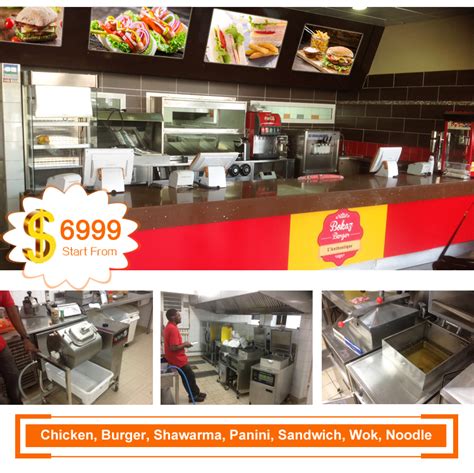 Fast Food Shop Burger Making Equipment for Sale Whole Set Mcdonalds ...