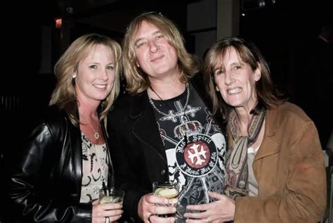 With wife Kristine on the left | Def leppard joe elliot, Def leppard, Joe elliott