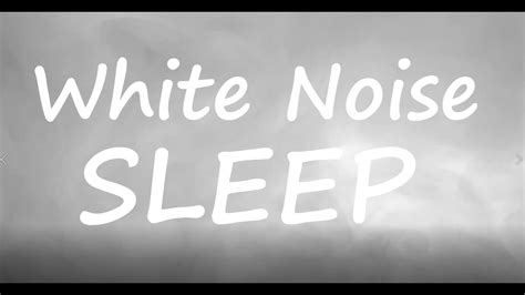 White Noise SLEEP SOUND THERAPY - YouTube