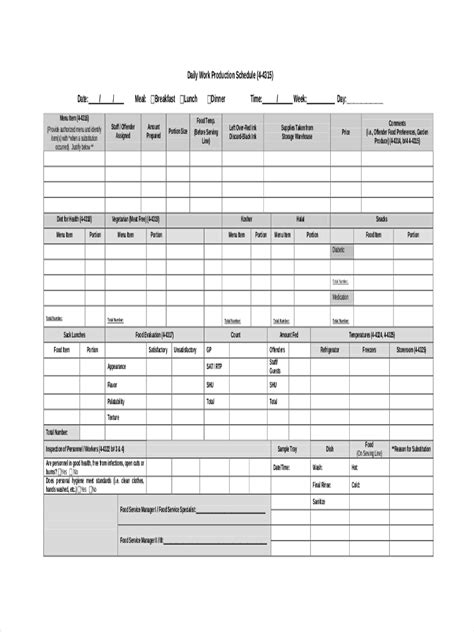 Production Schedule - 10+ Examples, Format, How to Improve, Pdf