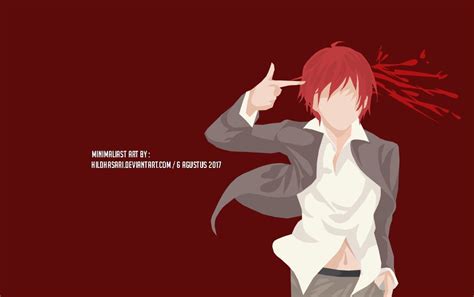 Akabane Karma Minimalist by HildhaSari on DeviantArt | Karma akabane ...