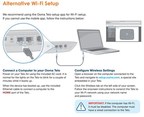 Ooma Telo Base Station Air Alternative Setup | Home Phone | Support