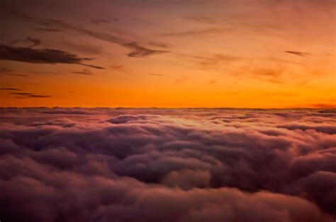 Sunset Above The Clouds | [Explored 18.10.2011] On flight fr… | Flickr