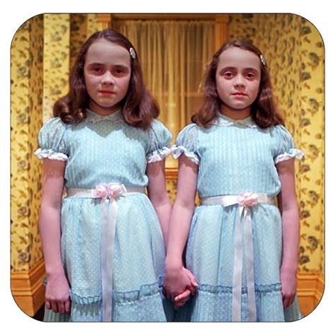 The Shining Twins Drink Coaster in 2022 | The shining, The shining twins, Classic horror movies