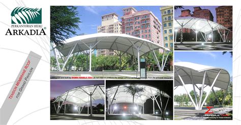 SIGMA Tensile Tent: Perkantoran Hijau Arkadia - Tension Membrane Roof for Grand Pavilion