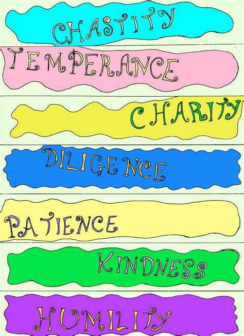 7 Heavenly Virtues - Colored by ryu-ren on DeviantArt