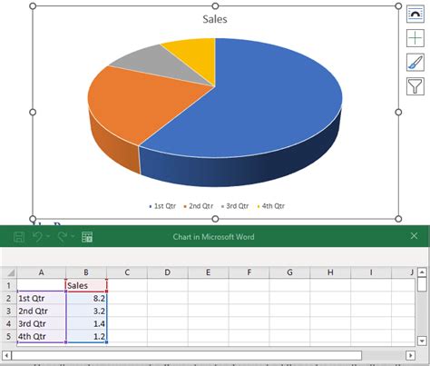 How to Make a Pie Chart in MS Word - OfficeBeginner