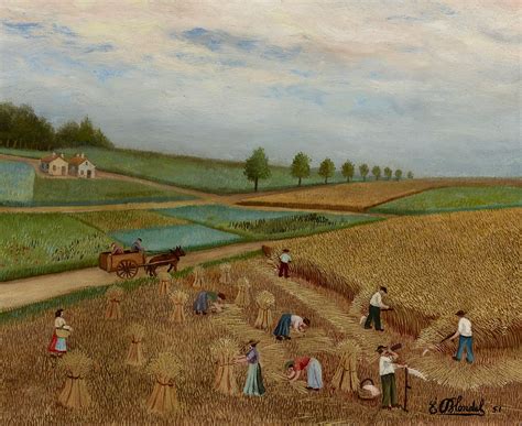 Campesinos trabajando - Emile Blondel | Medieval peasant, Field, Medieval