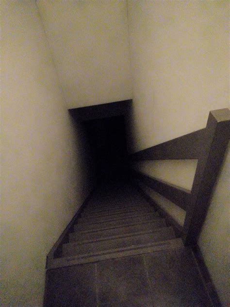 The stairs I have to take to leave work. : r/creepy