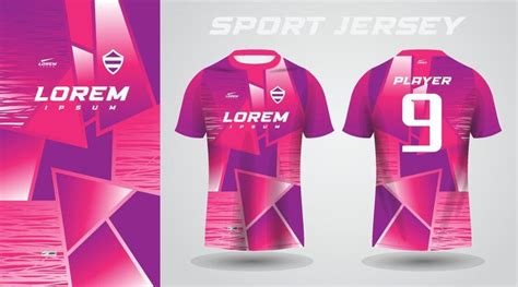 Purple Pink Soccer Jersey Design