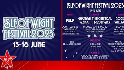 Isle Of Wight Festival 2023: Robbie Williams, Pulp and George Ezra announced as headliners ...