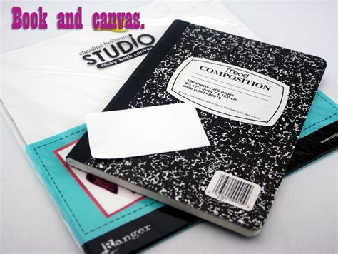 The Impatient Crafter : iLoveToCreate Teen Crafts: Carnival Canvas Covered Notebook