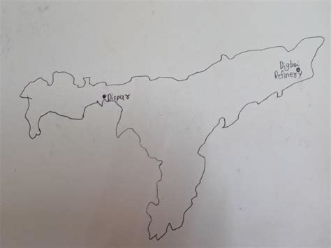 Discover more than 113 map of assam drawing best - seven.edu.vn