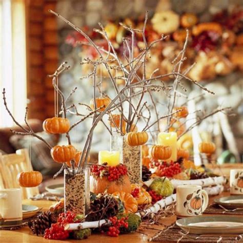 Thanksgiving Decor In Natural Autumn Colors - DigsDigs