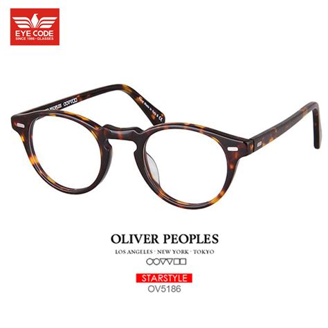 Vintage-eyeglasses-oliver-peoples-round-5186-round-reading-glasses ...